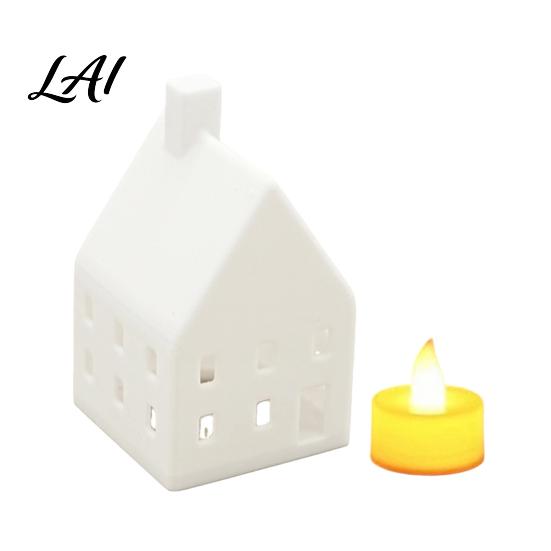 Warm Atmosphere Lighting Light Up Christmas Decoration with LED Flameless Candle Battery Operated Decorative Table Safe Candle Lamp