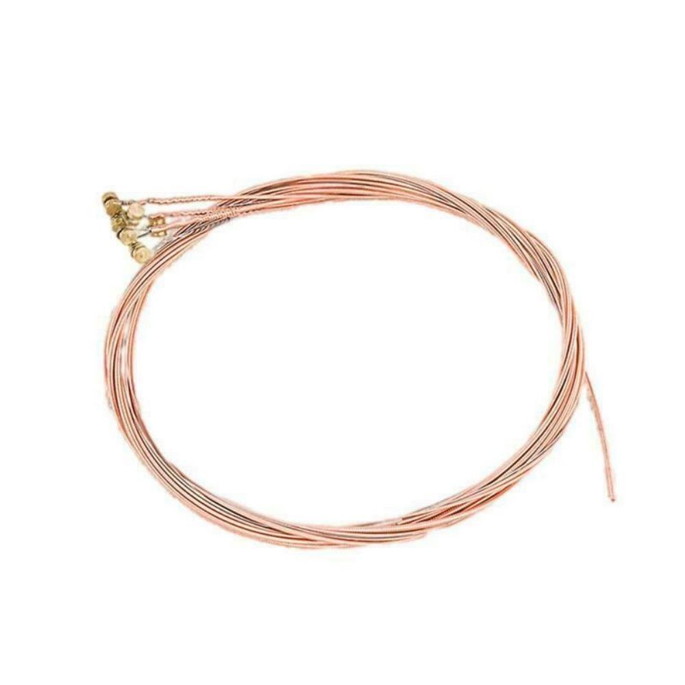 6Pcs Durable Guitar Strings Copper Alloy Nylgut Strings Ukelele Accessories