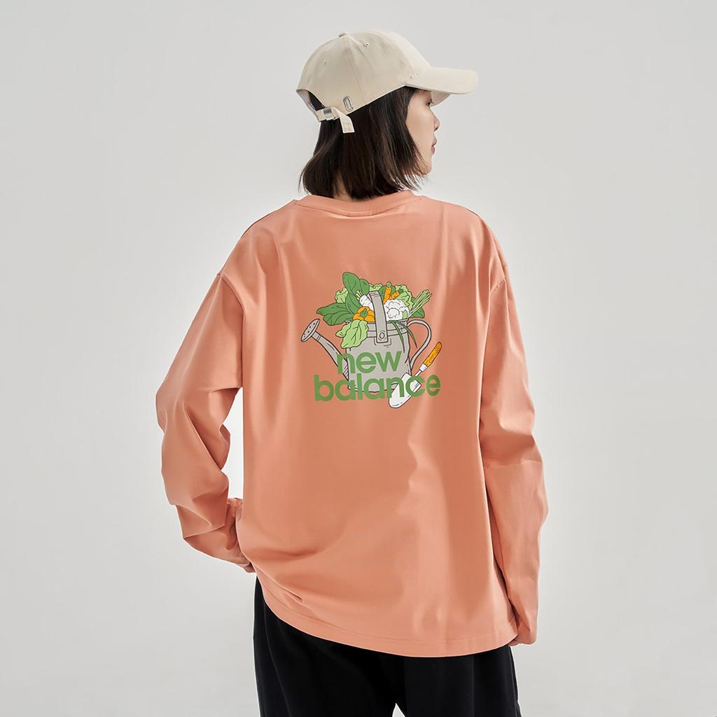 New Balance T Shirt Unisex Orange Red AMT31329-SCE