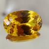 16.95 Natural Ceylon Yellow Sapphire Oval Flawless Certified Loose Gemstone