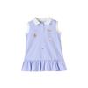 Desa Girls' 2026 Summer Printed Color-Block Dress