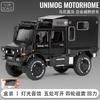 1:28 Mercedes Benz Unimog Off Road Wohnmobil Legierung Metall Druckguss Modellauto Ton & Licht Rückzieher Kinder Spielzeugautos Geburtstagsgeschenke Junge