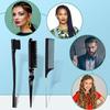5Pcs/set Edge Brush Hair Styling Comb Set Rat Tail Comb Teasing Brush Slick Brush Set  Styling Tools