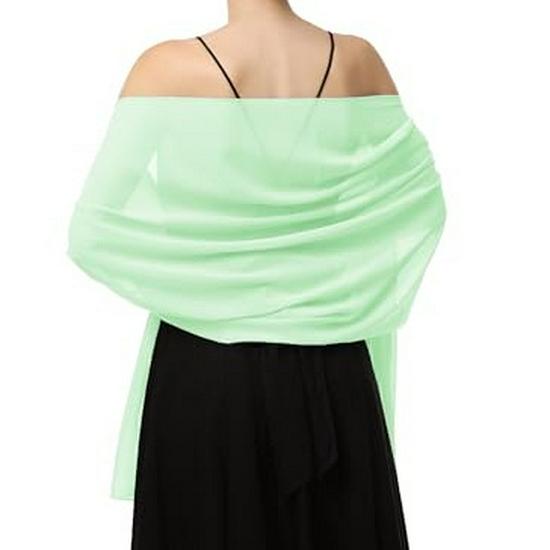 Women's Chiffon Evening Shawl and Wrap for Weddings and Bridesmaids