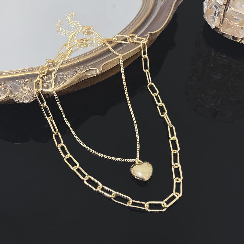 Koreanische Hip-Hop-Stil Halskette: Trendige Unisex-Pulloverkette, Vintage-Accessoires 2024