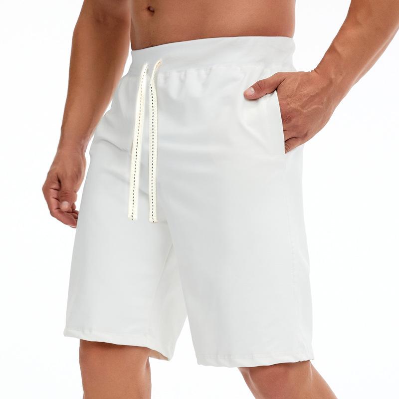 Men's Loose Shorts, Summer Casual Five-point Pants, Beach Pants Drawstring Sports Shorts, Men's Fitness Pants