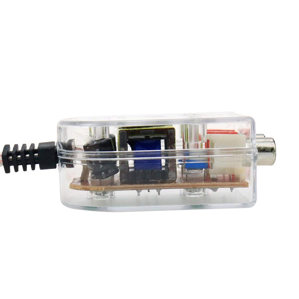 2 Pcs High to Low Speaker Impedance Converter Audio Signal Adapter for Speaker Output to RCA Line Control Car Amplifier Wiring