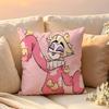 Animation Hazbin Hotel Llucifer Pillow Case Pattern Printed Pillowcase For Living Room Sofa Cushion Cover