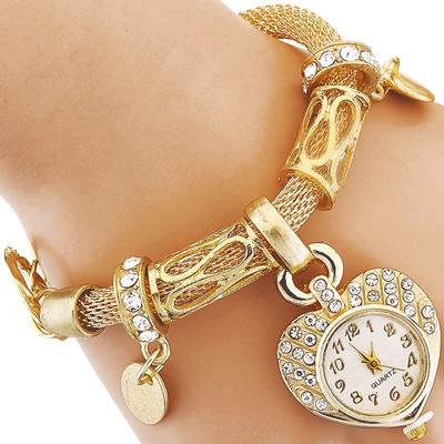 New Casual Women Watches Fashion Dress Women Quartz Watch Ladies Bracelet Watch Lady Heart Wristwatch Relogio Feminino Clocks