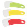 3pcs Silicone Pan Scraper Dish Cleaning Spatula Non Stick Reusable Curved  Kitchen Pan Pot Clean