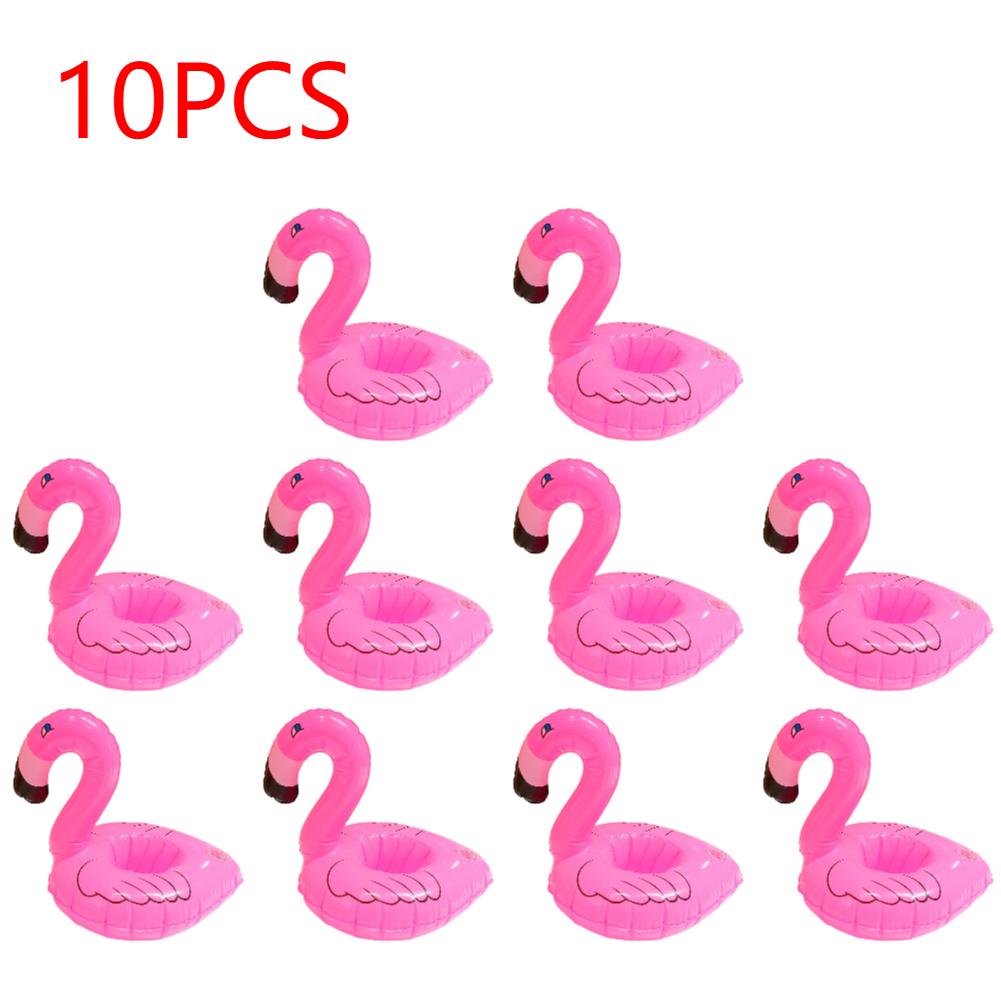 Floating Cup Inflatable Flamingo Unicorn Drinks Cup Holder Pool Float Bar Coasters Floatation Devices Pink Drink Holder