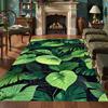 3D Palm Leaf Carpet Green Tropical Plants Rugs Kitchen Bathroom Anti-Slip Door Mats Carpet Living Room Bedroom Decor Floor Rugs