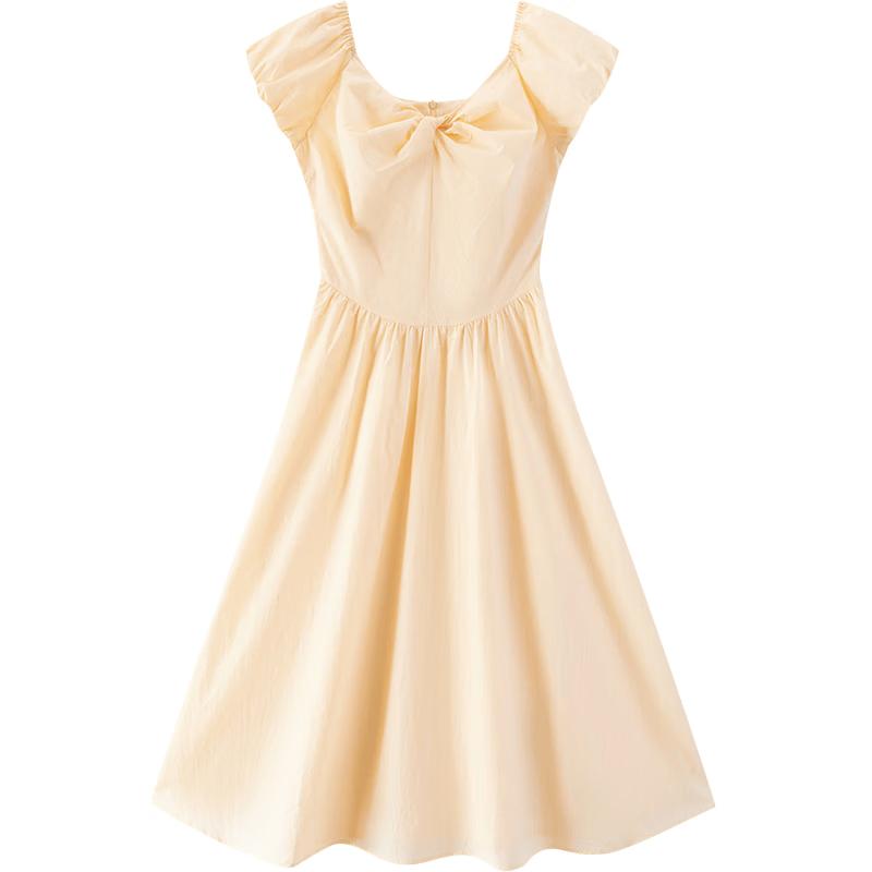 Semir Women s Puff Sleeve A-Line Maxi Dress XXL