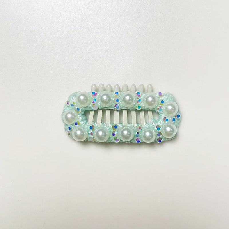 Handmade Pearl & Rhinestone Hair Clip for Yorkshire, Bichon, Maltese Dogs & Cats