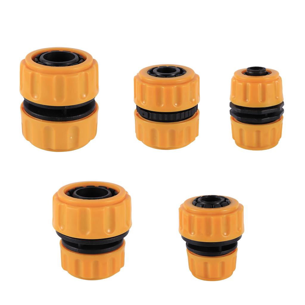 Quick Water Connector 1/2" 5/8" 1" Water Pipe Fast Connecting Joint Hose Tubing Repair Coupler Garden Irrigation Faucet Adapter
