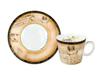 Espresso Cup with Saucer Leonardo Da Vinci Vitruvian Man