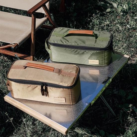 Oppbevaringspose for servise Stor kapasitet Lett å rengjøre Organiseringspose for diverse til utendørs pikniker camping