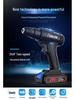 Electric Drill & Multi-Tool Set for Household and Woodworking Repairs.