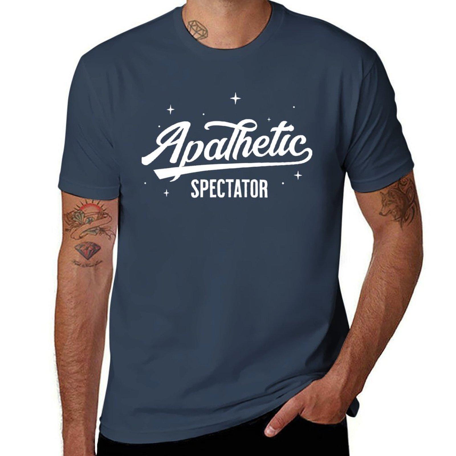 Apathetic Spectator  Uninterested Sports Fan Classic TShirt Basic Daily Outfit Short Sleeve Tee S