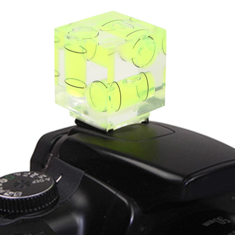 Cold Shoe Three Dimensional Square 3 Axis Bubble Air Level for Digital Camera