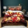 Hazbin Hotel Style 3D Duvet Cover Set Anime Print 2/3pcs Bedding Set For Boys Teens Adult Bedroom Decoration Single Twin Full