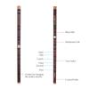 C Key Chinese Traditional Instrument Dizi Bitter Bamboo Flute with Chinese Knot for Beginners