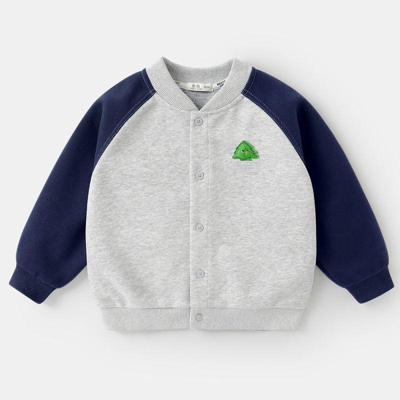 Right European Boys' Outdoor Outwear Contrast Color Raglan Sleeve Baseball Uniform New Arrival Spring Top Spring Kids Children's Clothing