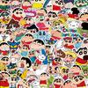 100 Crayon Shin-chan Stickers: Cute & Funny Emoticons for DIY Phone Cases, Notebooks, and Planners.