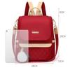 Mochila Antirrobo de Moda para Mujer, Mochila de Viaje de Gran Capacidad de un Solo Hombro, Bolso de Compras de Color Sólido, Mochilas Escolares para Adolescentes