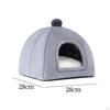 Cat Bed Nest with Removable Washable Cushion Sleeping Semi Enclosed Self Warming