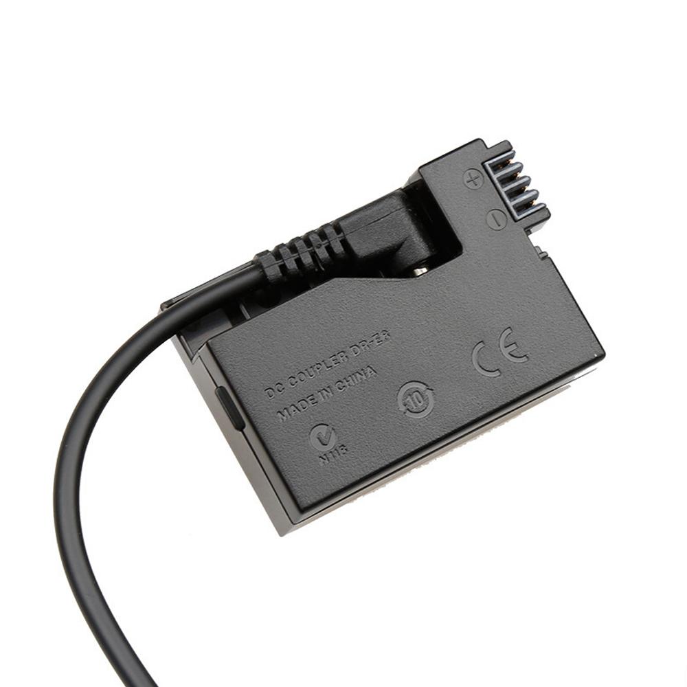 DR-E8 Dummy Battery with PD USB-C Adapter Cable LP-E8 Replacement for Canon EOS 550D 600D 650D 700D DSLR Cameras