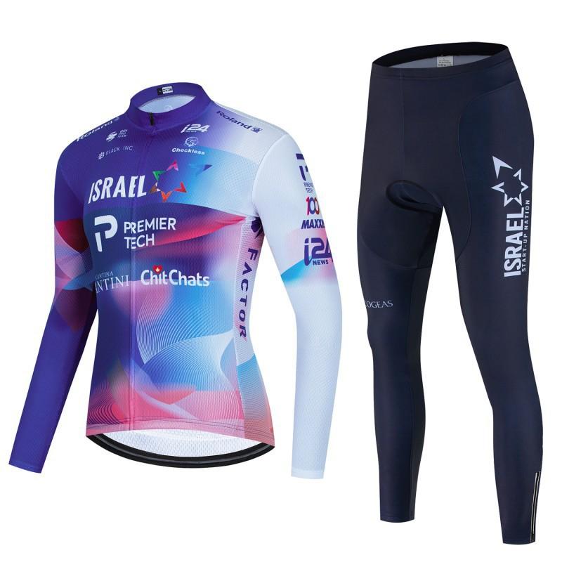 Cycling Suit Men's Long Sleeve Suit Bicycle Quick Drying Breathable Road Bike Cycling Suit