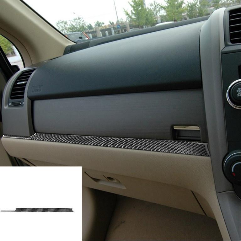 Carbon Fiber For LHD/RHD Honda CRV 2007-2011 Gears Shift Panel Center Decorative Trim Stickers Cars Car-styling