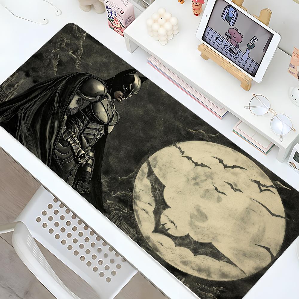 B-BatmanS Mouse Pad Gaming Locking Edge Big Computer Gamer Large Rubber Anime Art Mousepad Laptop Desk Mat