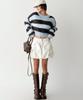The Green Lab Cotton Cargo Miniskirt [White]