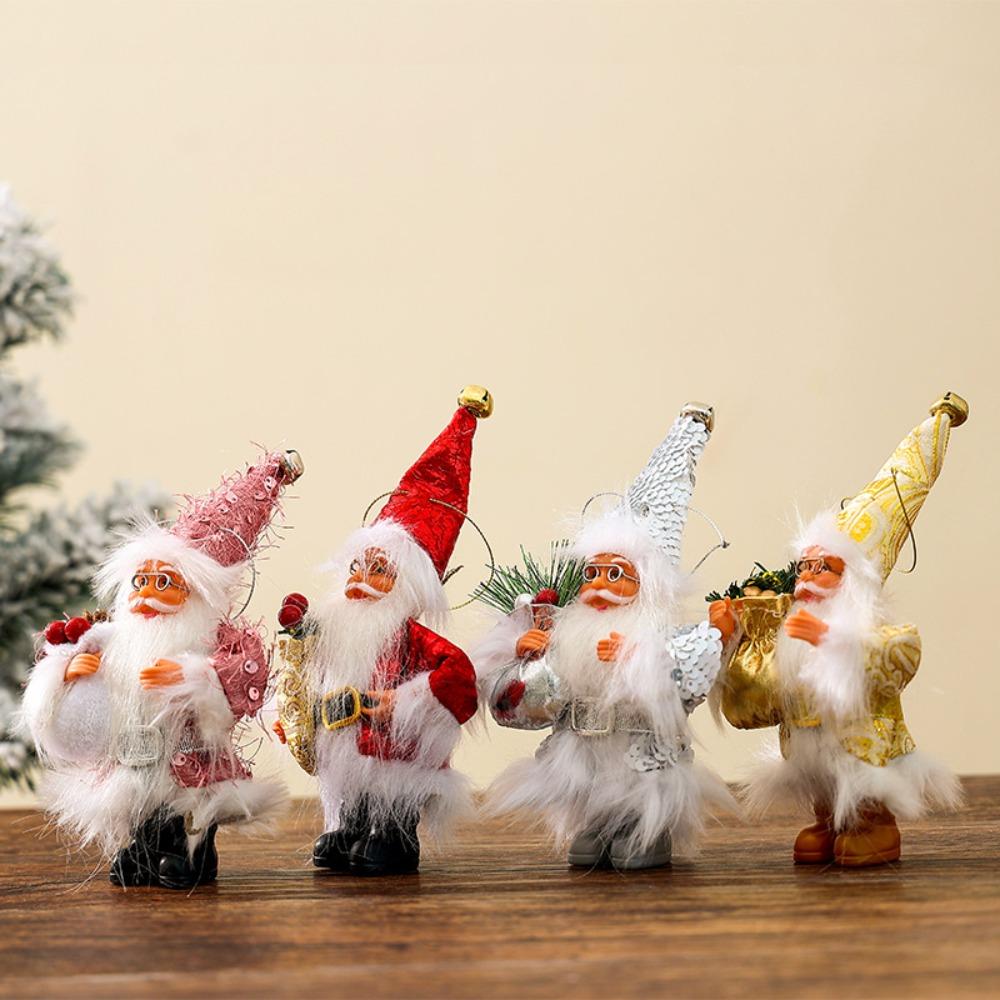 Creative Standing Hooded Santa Claus New Year Christmas Decorations New Xmas Tree Decorations