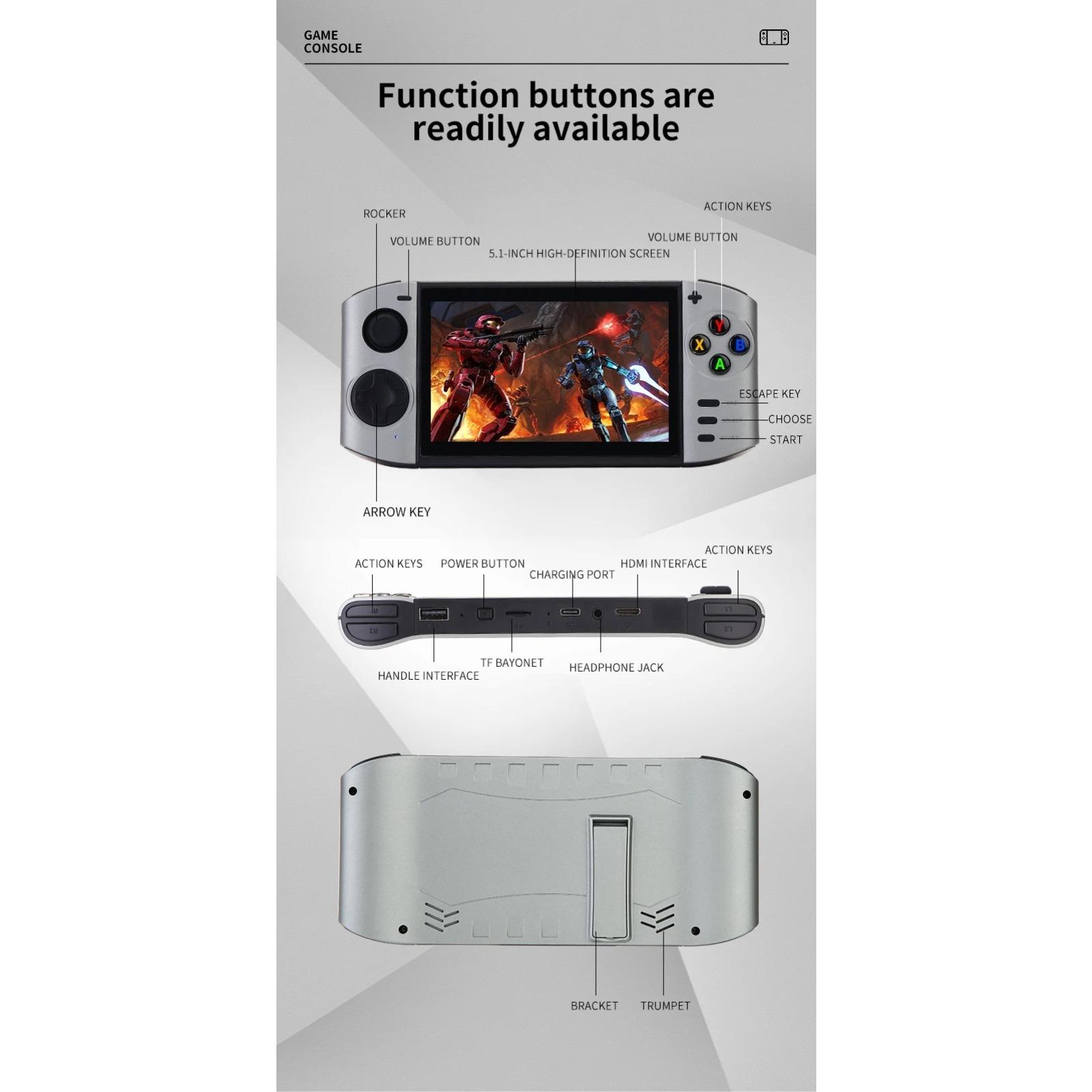 PSP Mech Version Портативная игровая консоль с поддержкой Doubles Battle Handheld Arcade — фото 4