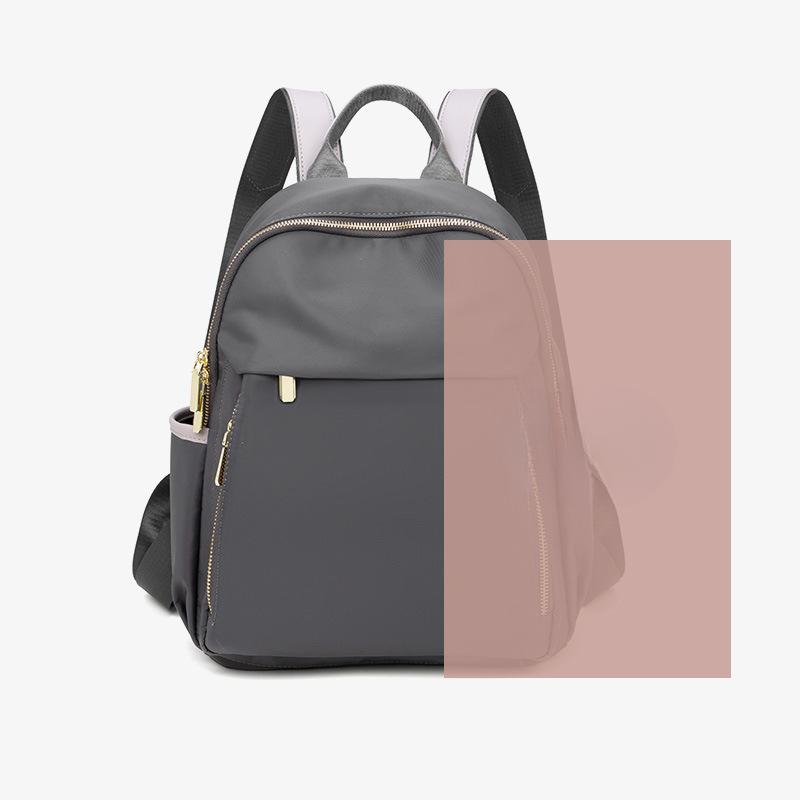 Spring and Summer New Simple and Versatile Large Capacity Lightweight Commuting Oxford Cloth Backpack for Women's Casual Travel Backpack
