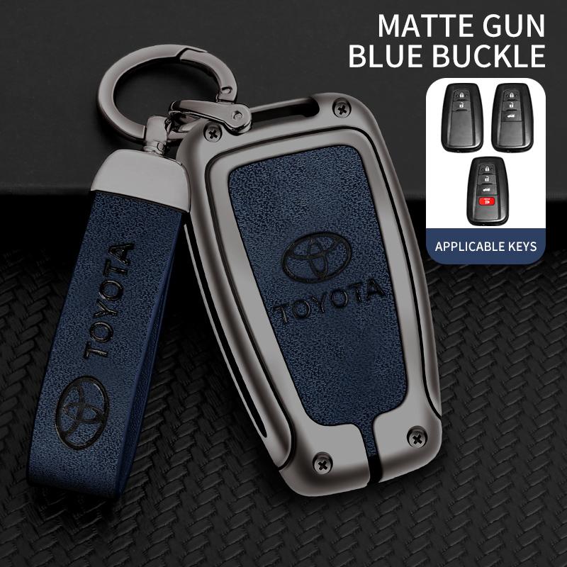 Car Remote Key Cover Case Holder Shell For Toyota CHR Prado 2017 2018 Prius Camry Corolla RAV4 2017 2018 2019 2020 Accessories C