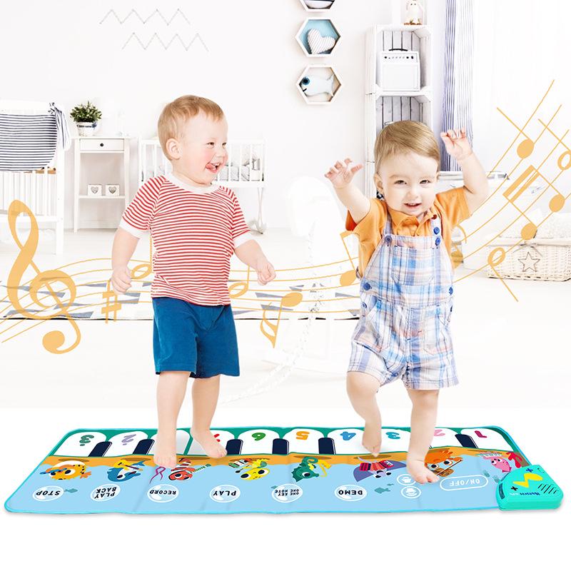 Interactive Children's Piano Mat: Educational Music Carpet for Parent-Child Play