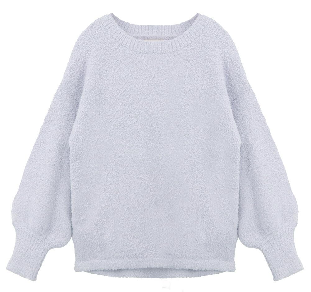 

Топ для отдыха с длинными рукавами и круглым вырезом от Two Hatch, пушистый, с ребристыми манжетами для тепла. Идеально подходит для Рождества. Этот стильный и милый пижамный комплект станет