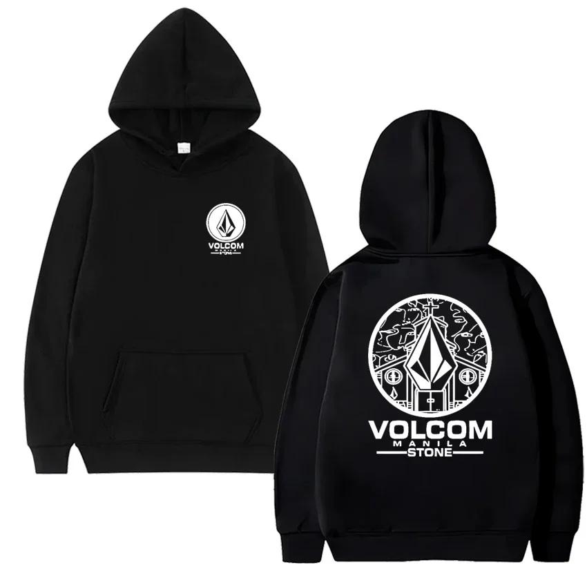 Volcom Hoodie Long-sleeved Sweatshirt Hip-hop Fashion Casual Street Outdoor Autumn and Winter Sportswear