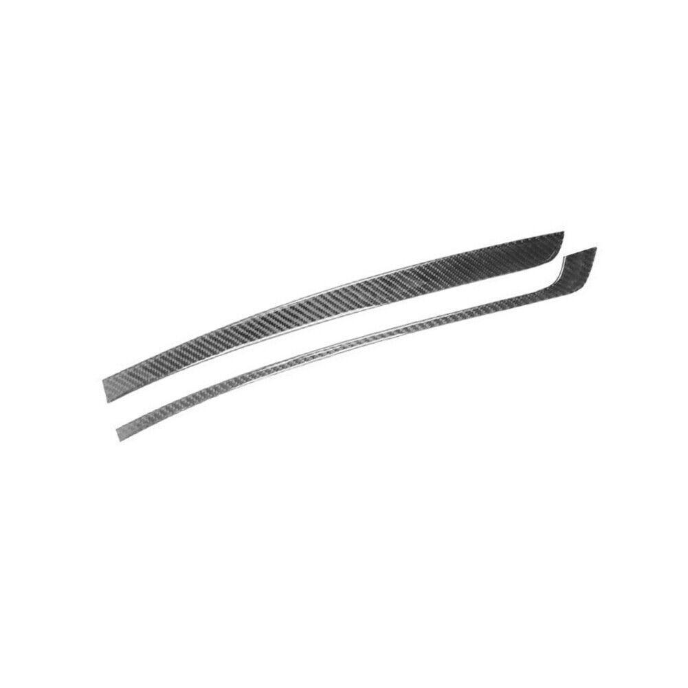 2Pcs Carbon Fiber Passenger Side Dashboard Cover Trim For Honda CR-V CRV 2012-14