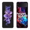 My Chemical Romance MCR Phone Case For Samsung Z Flip 7 6 5G Galaxy Z Flip 5 4 3 Black Hard Cell Cover Luxury PC Shell Coque
