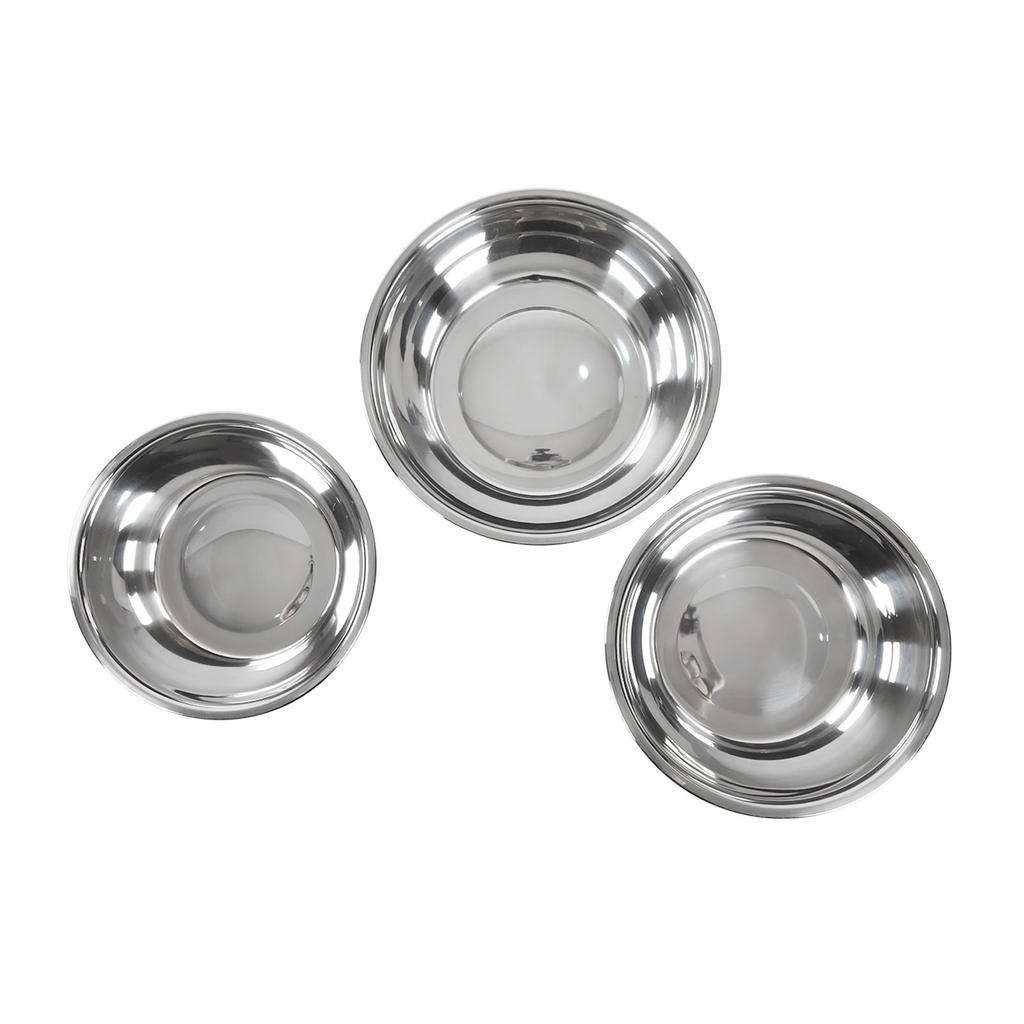 3 szt. 26 cm 28 cm 30 cm zestaw misek do mieszania ze stali nierdzewnej zagęszczona miska do zupy wielofunkcyjna miska kuchenna