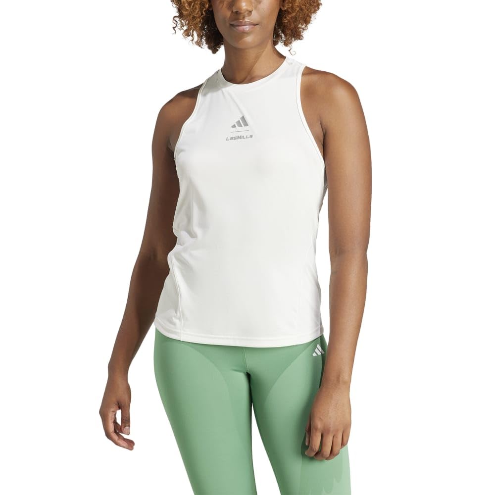 Adidas LESMILLS Tank Top KMD90 Chalk White Size S Women's (IS2361)