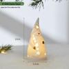 Christmas Ceramic Glowing Tree House Ornament - Desktop Scene Decoration Prop & Gift