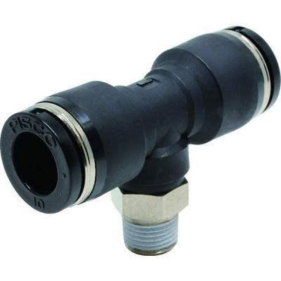 PISCO Tube Fitting Tee 10x10mm Connection R1/8 PB10-01 - Pneumatic Branch Connector