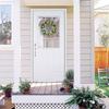 Decorative Flower Wreath with Wildflowers and Eggs Easters Garlands for Front Door Decoration Seasonal Accessories