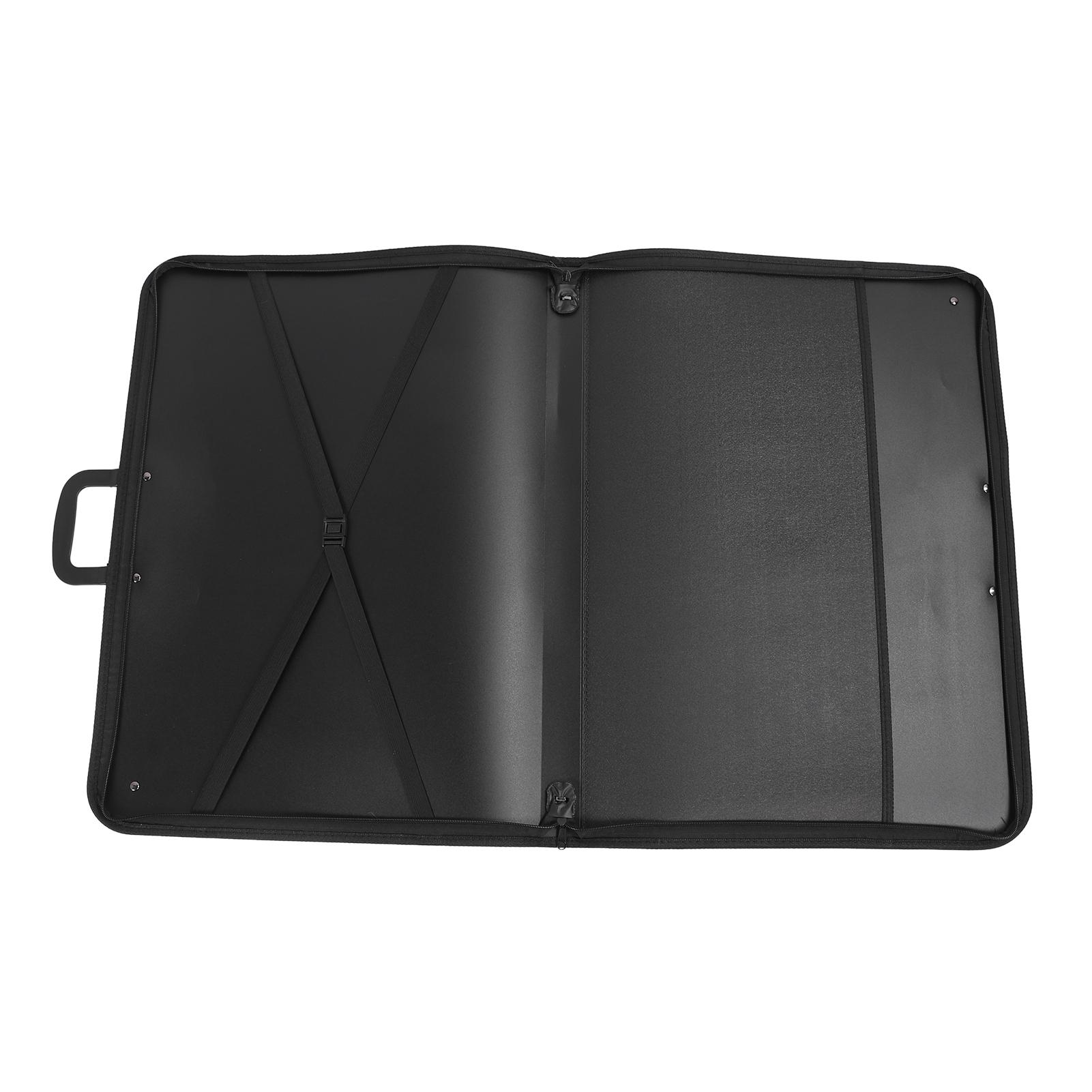 

Сумка для рисовальной доски 45x62 см, черная ПВХ, легкая сумка для портфолио, сумка для хранения постеров и плакатов